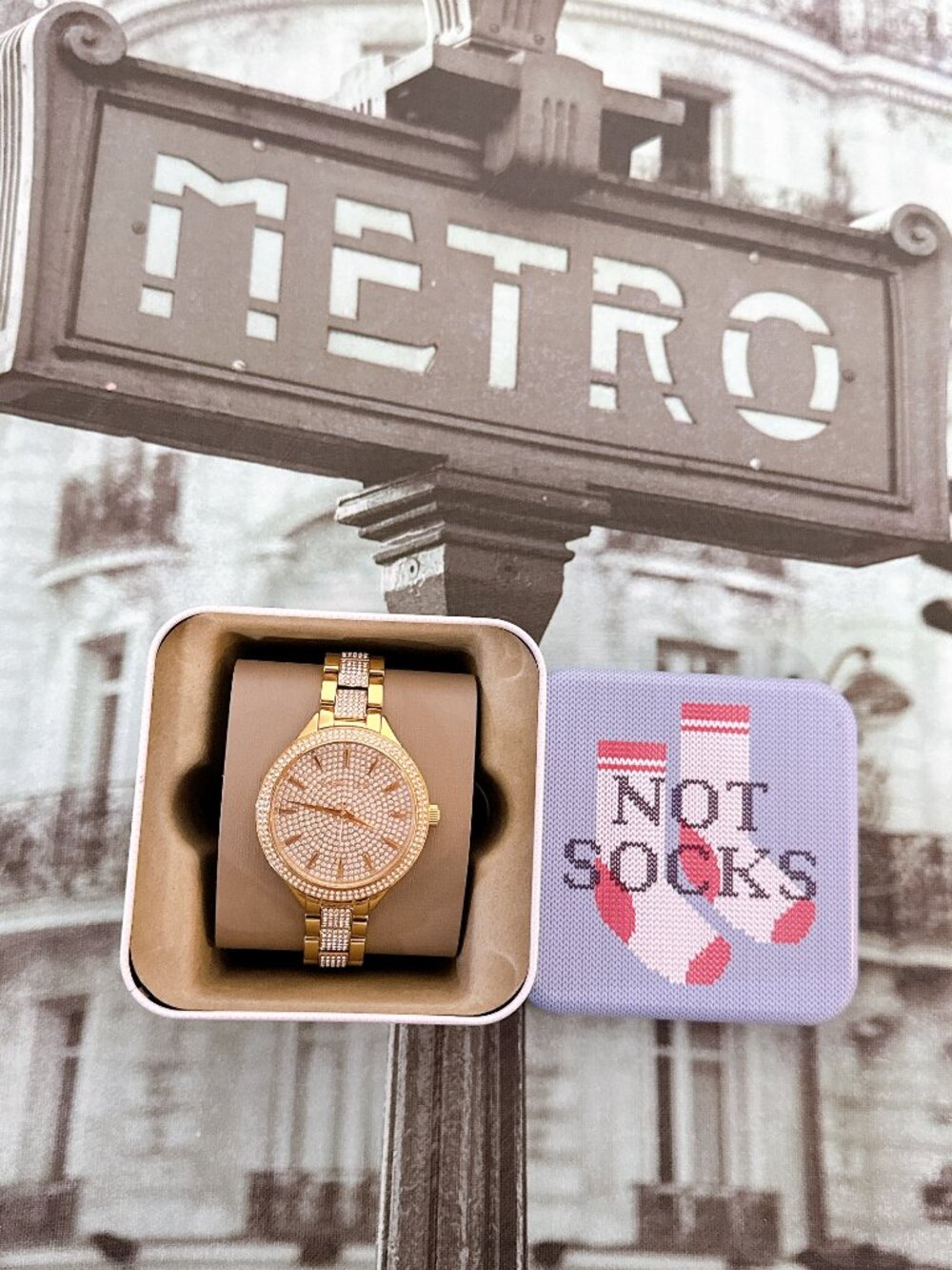 Michael Kors MK3632 Pavé Gold-Tone Watch - Picture 2 of 6